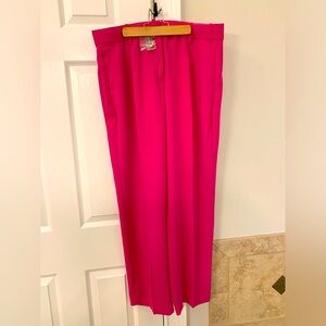 JCrew Pink Pleated Pants